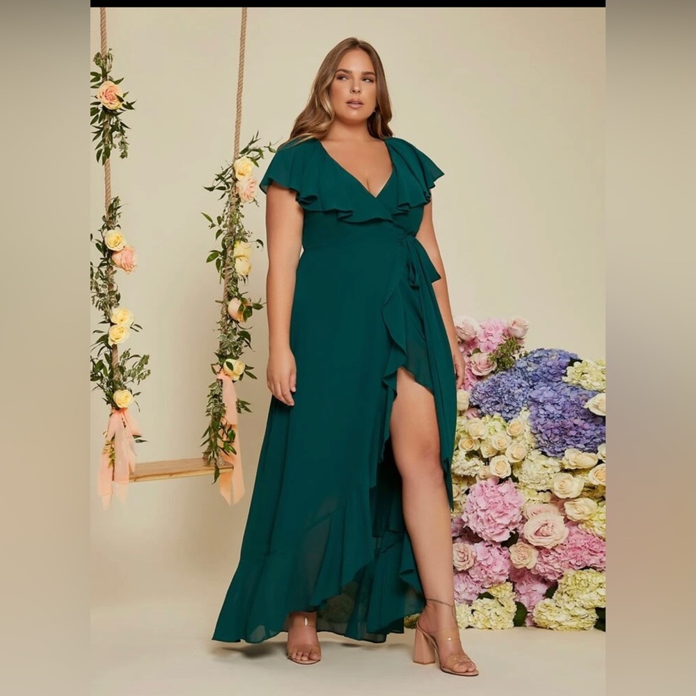 Shein Long Wrap Dress